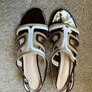 Franco Sarto Wedge Sandals Heels